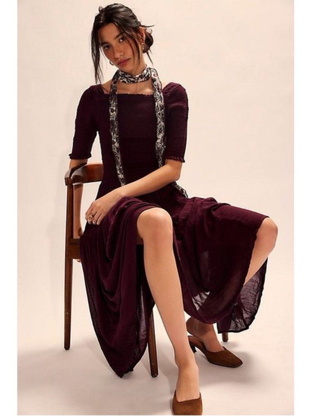 Free People Hardyn Midi Dress